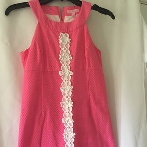Lilly Pulitzer hot pink girls dress